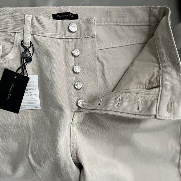 NWT - Massimo Dutti Women’s Premium High Rise Straight Jeans - Size 10 - Picture 3 of 9